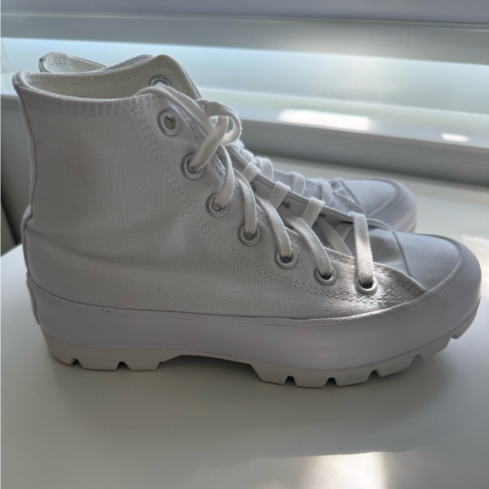 White High-Top Sneakers